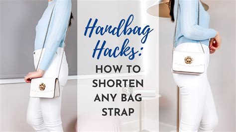 purse strap shortening hack